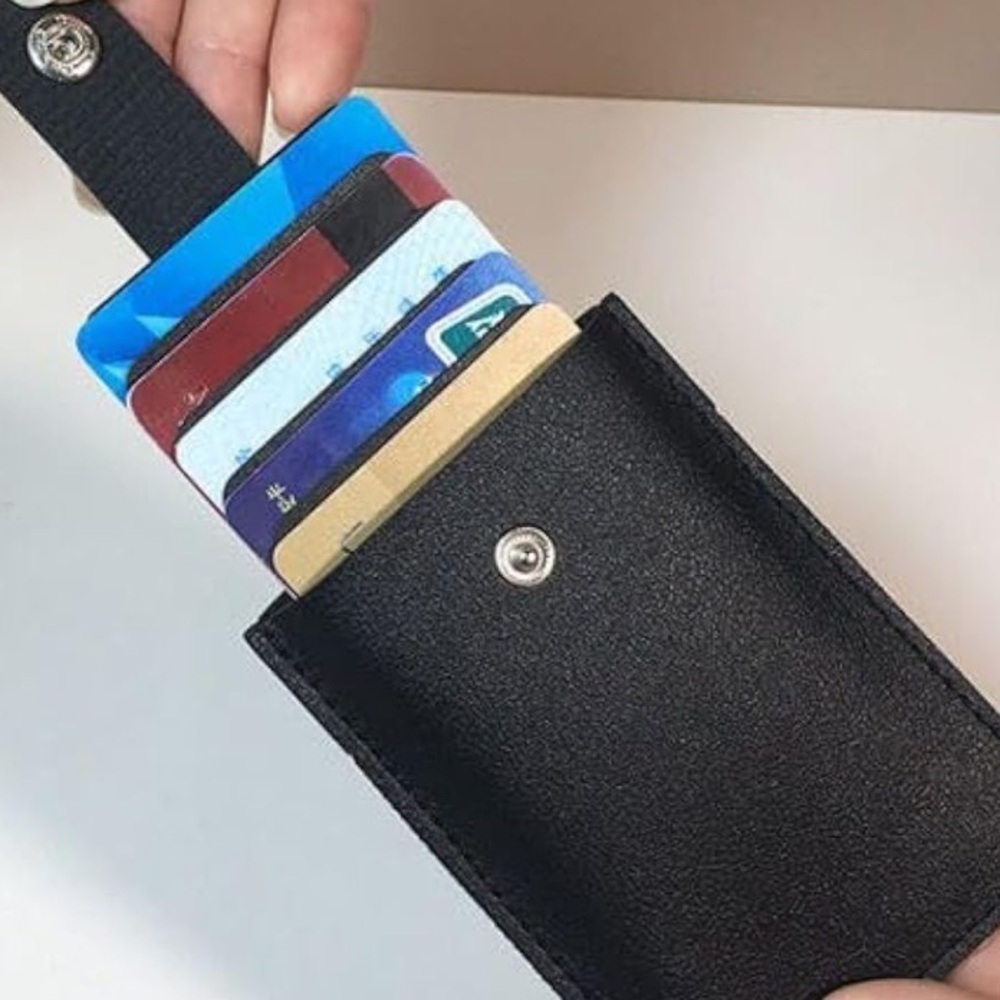 RFID Blocking Wristlet Clutch - Picture 2 of 4